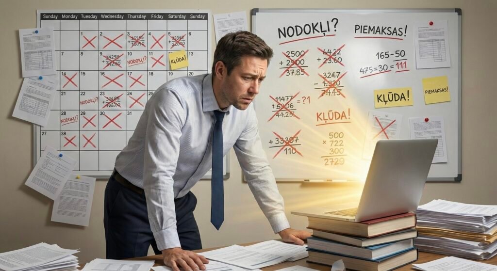 5 biežākās kļūdas algu aprēķinā un kā no tām izvairīties